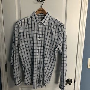 Public Opinion Blue/Grey Button Down